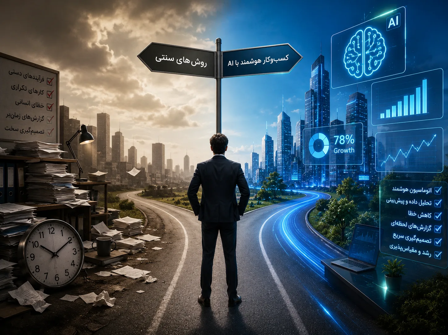 آیا کسب‌وکار شما بدون AI در ۳ سال آینده رقابتی می‌ماند؟